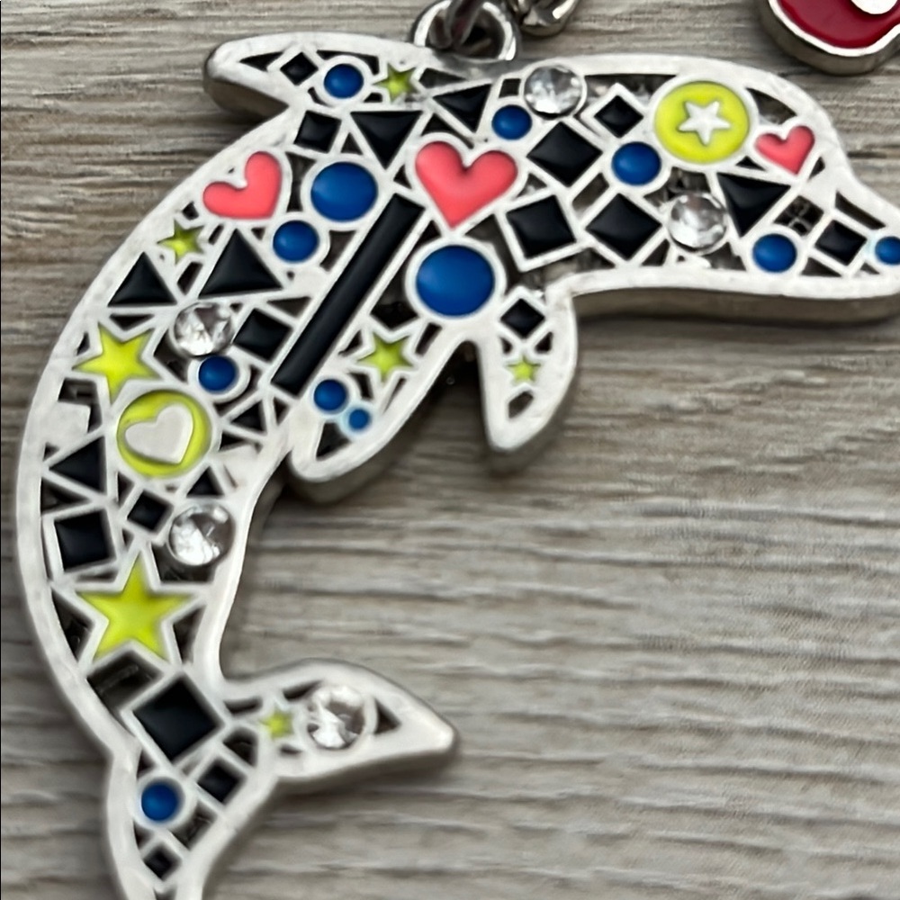 Colorful Dolphin Keychain - Picture 2 of 5